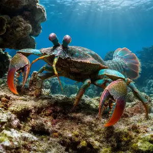 Crab + Mantis shrimp